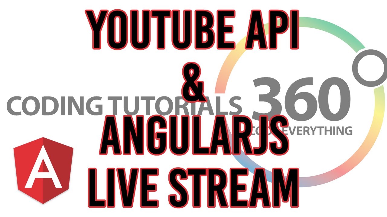 YouTube API AngularJS: Live Stream