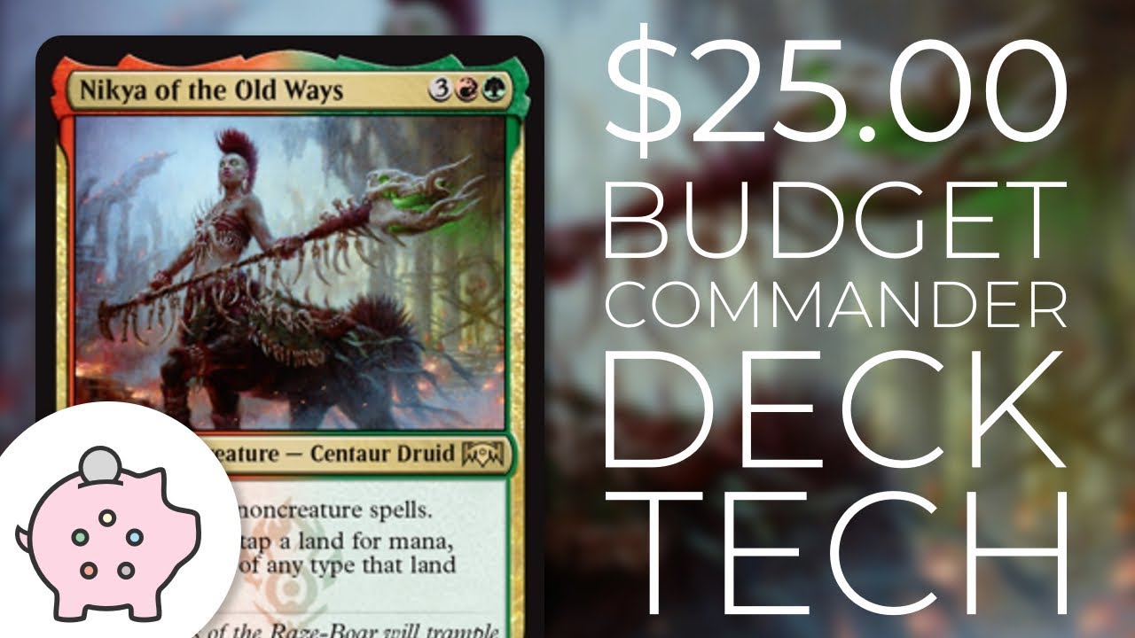 Nikya of the Old Ways | EDH Budget Deck Tech $25 | Aggro | Magic the Gathering | Commander