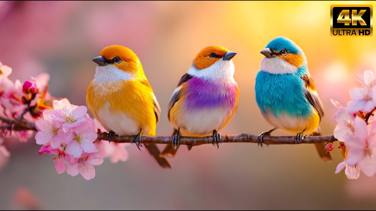🌼 Soft Relaxing Piano with Bird Sounds | Peaceful Nature Ambience for Healing and Sleep