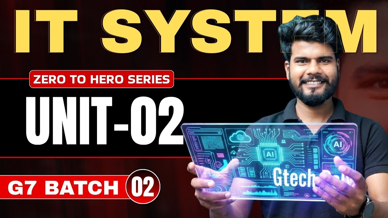 🔥IT System Part-02 | G7 Batch | ZERO To HERO SERIES
