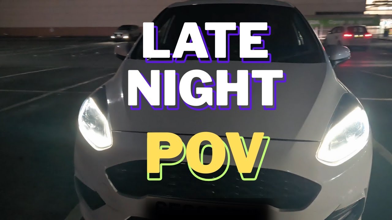 [COLD NIGHT POV Drive] [Ford Fiesta ST LINE] [Exhaust Sound] [Night Drive] #POVDrive #CarPOV