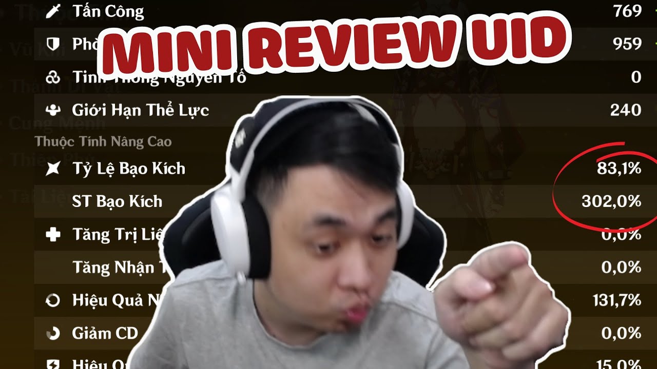 Tối thứ 7 l&agrave;m t&iacute; Mini Review UID - Genshin Impact