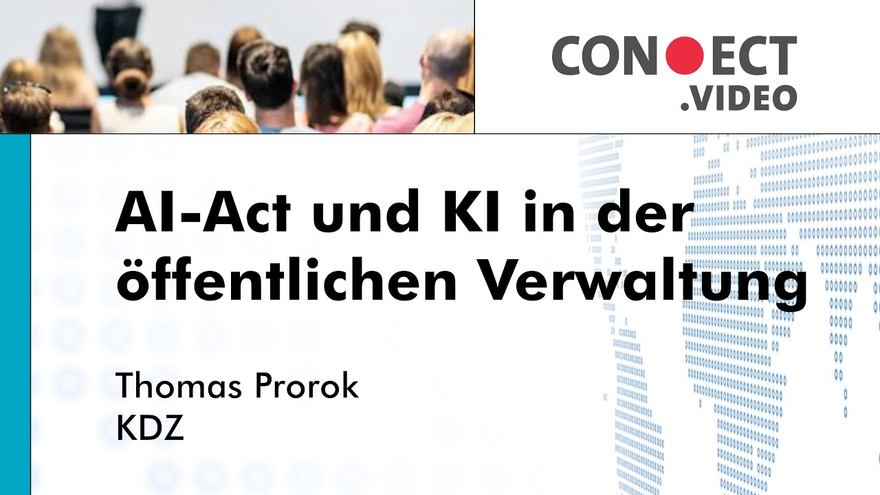 AI-Act und KI in der öffentlichen Verwaltung - Thomas Prorok