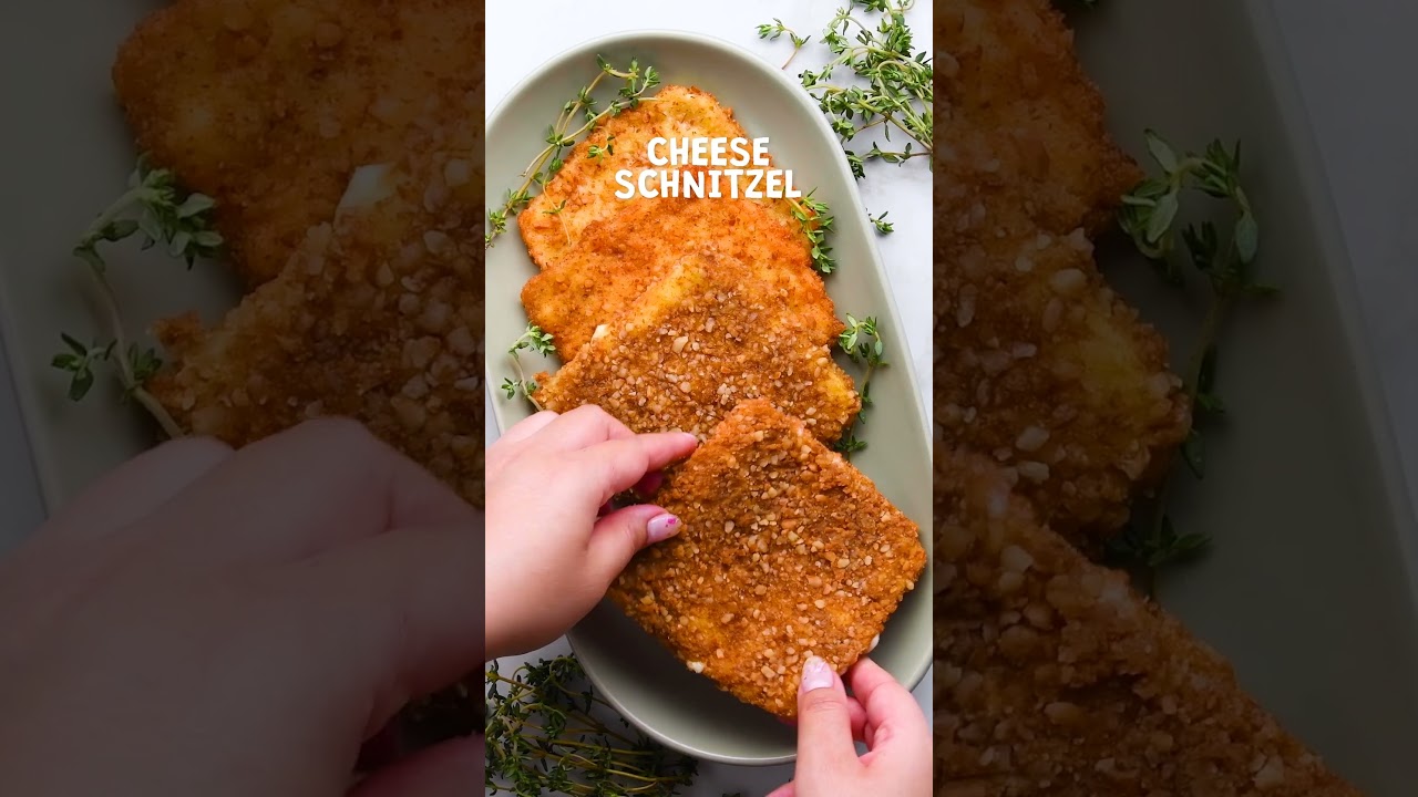 Deliciously cheesy schnitzels #shorts