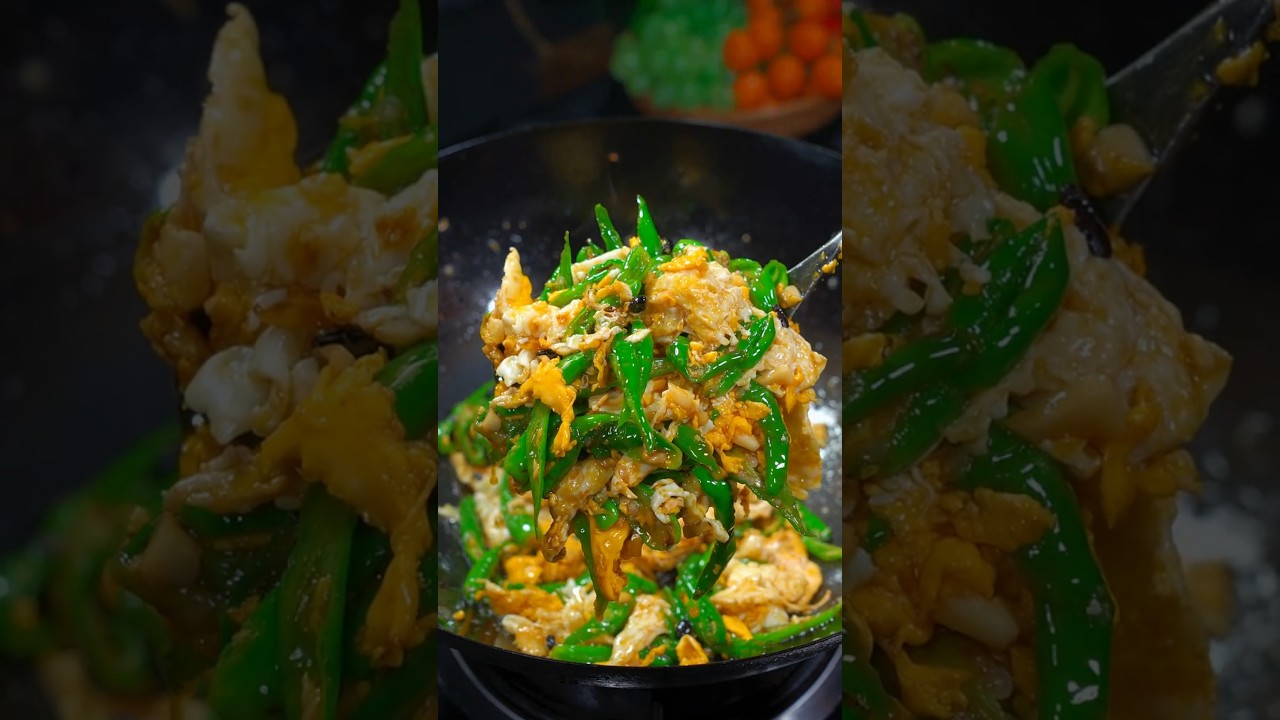 Restaurant-Style Chilli Egg Scramble at Home#shorts
