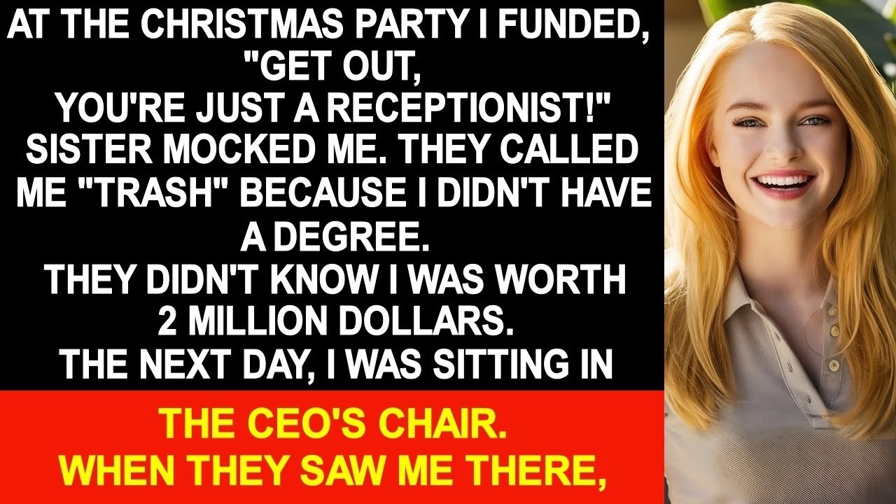 At the Christmas party My sister demanded I pay a $2,000 entry fee. However...