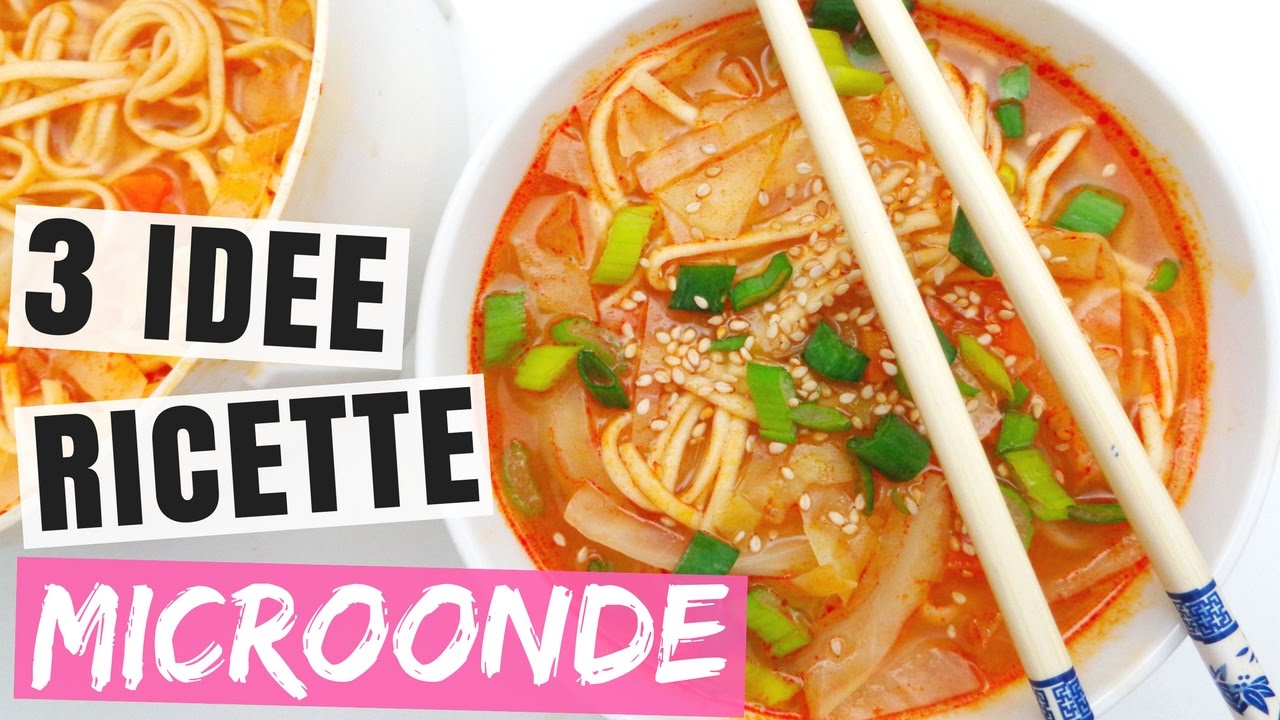 RICETTE AL MICROONDE: Primi Piatti Veloci e Leggeri / CUCINARE AL MICROONDE / PASTA / NOODLE / RISO