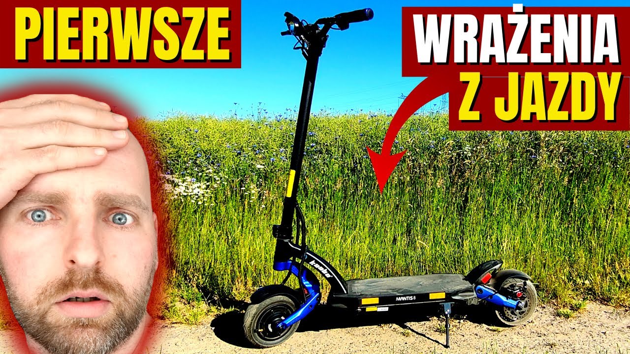 Test Prędkości i Zasięgu. ⚡🛴🔥 Kaabo Mantis 8