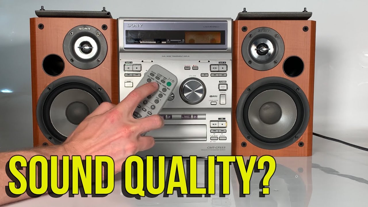 A leisurely look at the SONY CMT-CP333 Micro Hifi System CD Player.