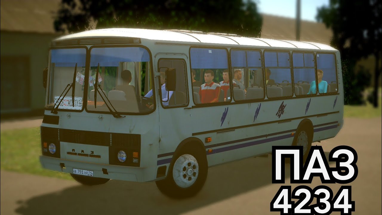 Сельский маршрут на карте Motor Depot в  PBSU