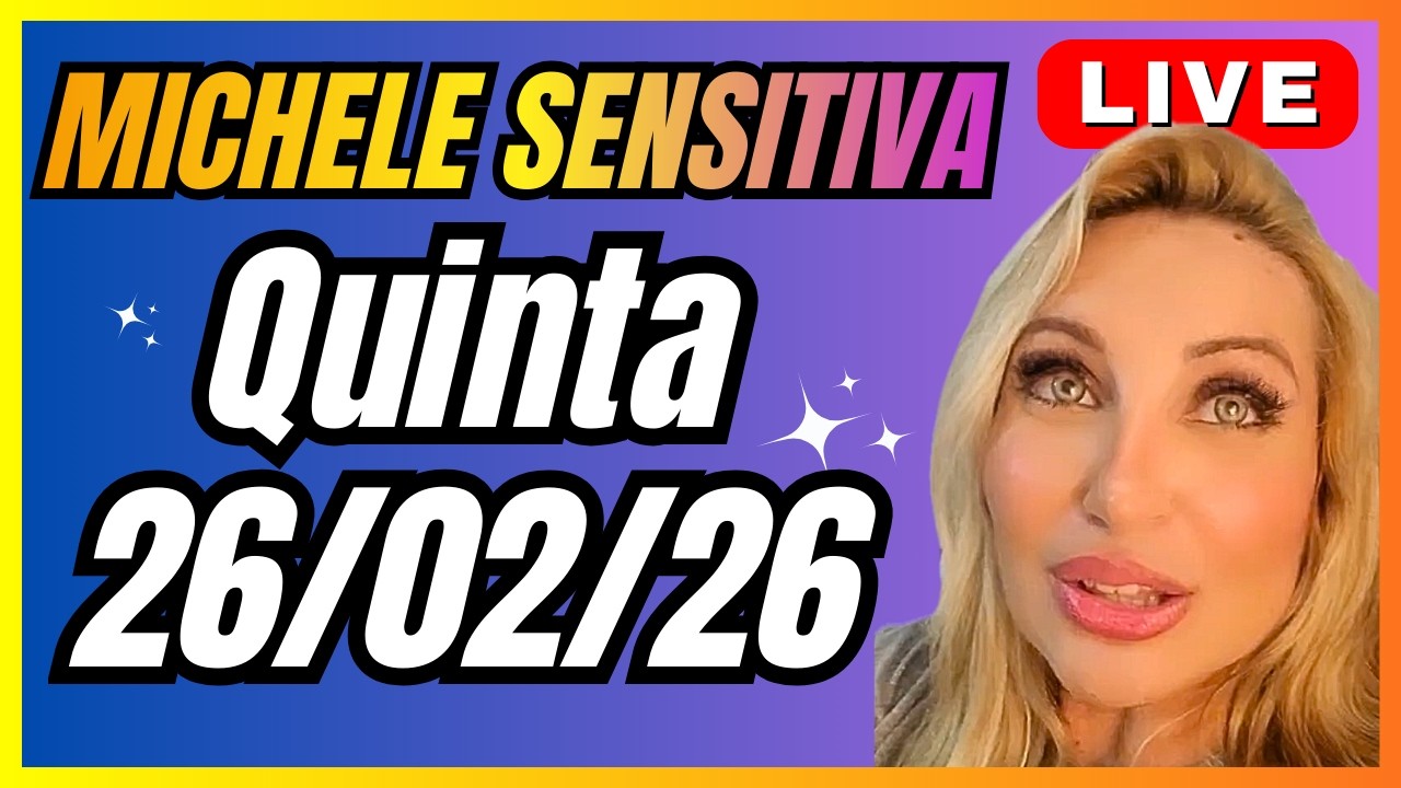 MICHELE SENSITIVA LIVE 26/02/26 #sensitivamichele #michelesensitiva