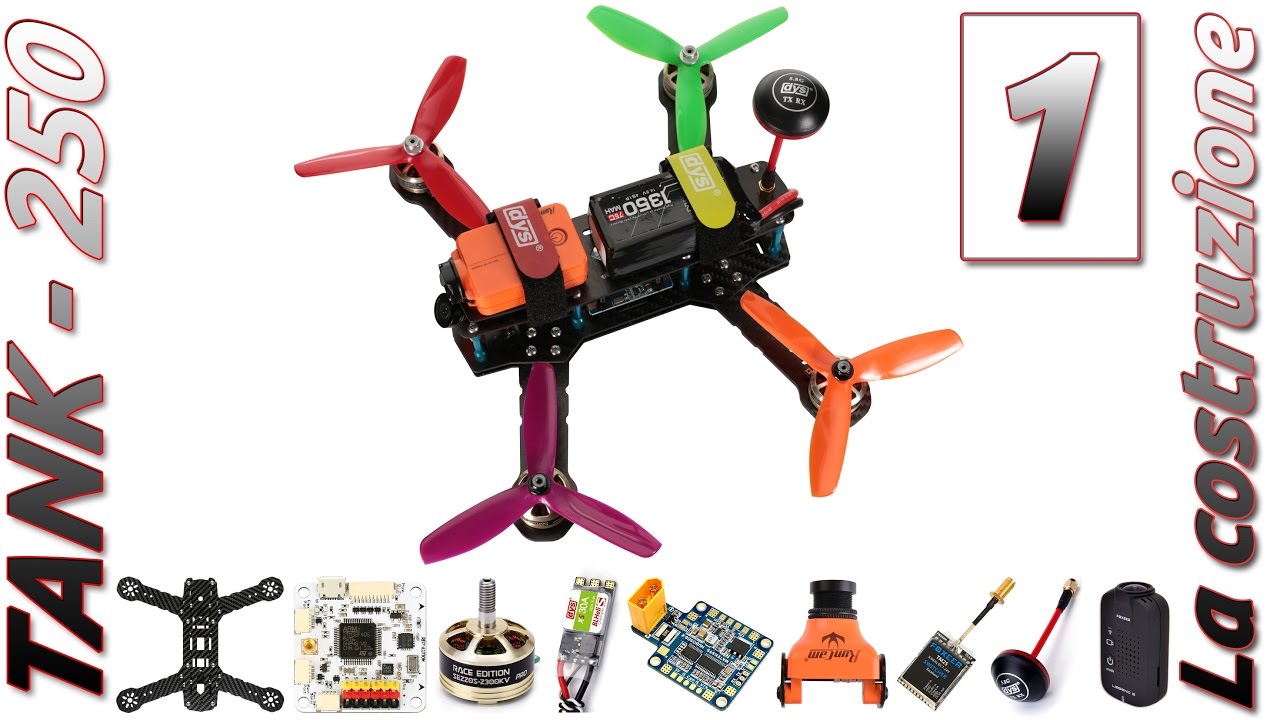 La Costruzione del Drone INDISTRUTTIBILE ad alta PERFORMANCE per FPV - Parte 1