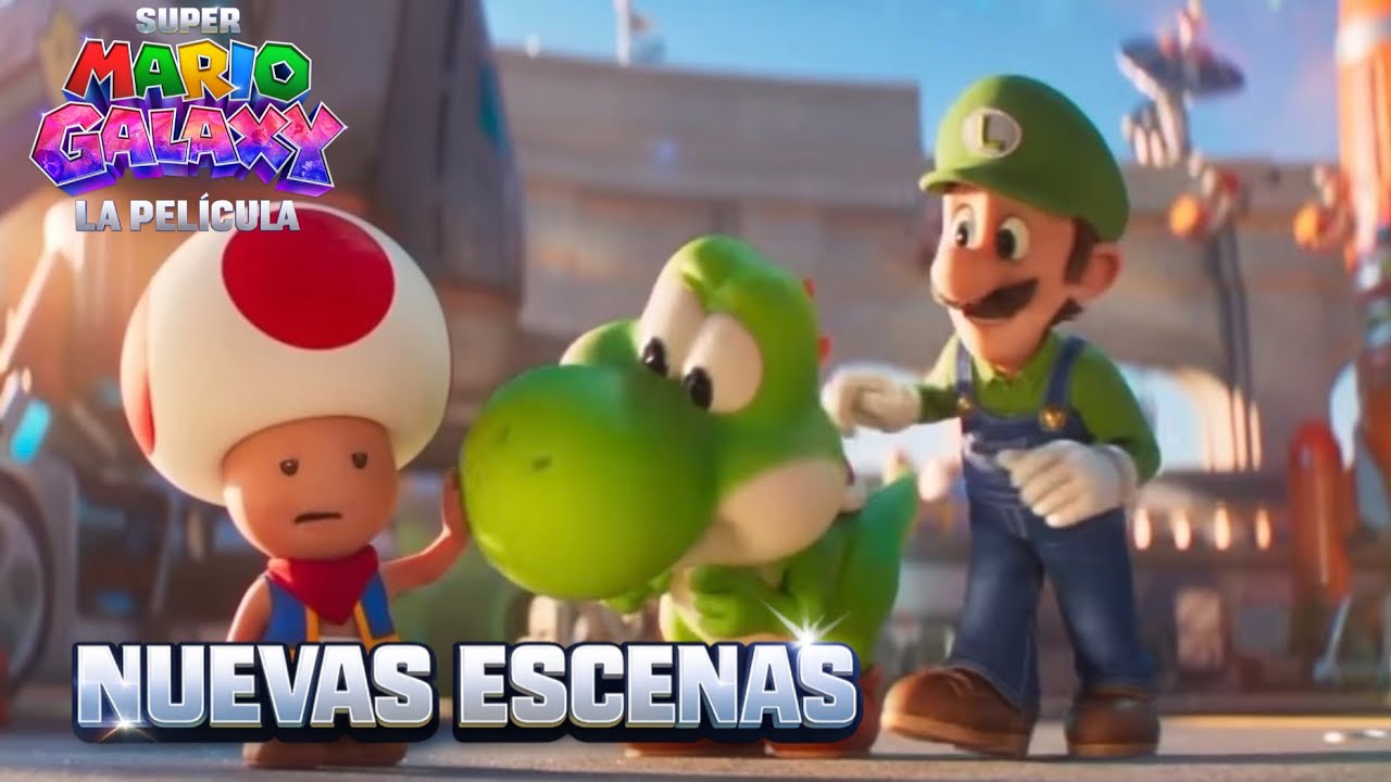 NUEVAS ESCENAS REVELADAS DE YOSHI EN SUPER MARIO GALAXY MOVIE