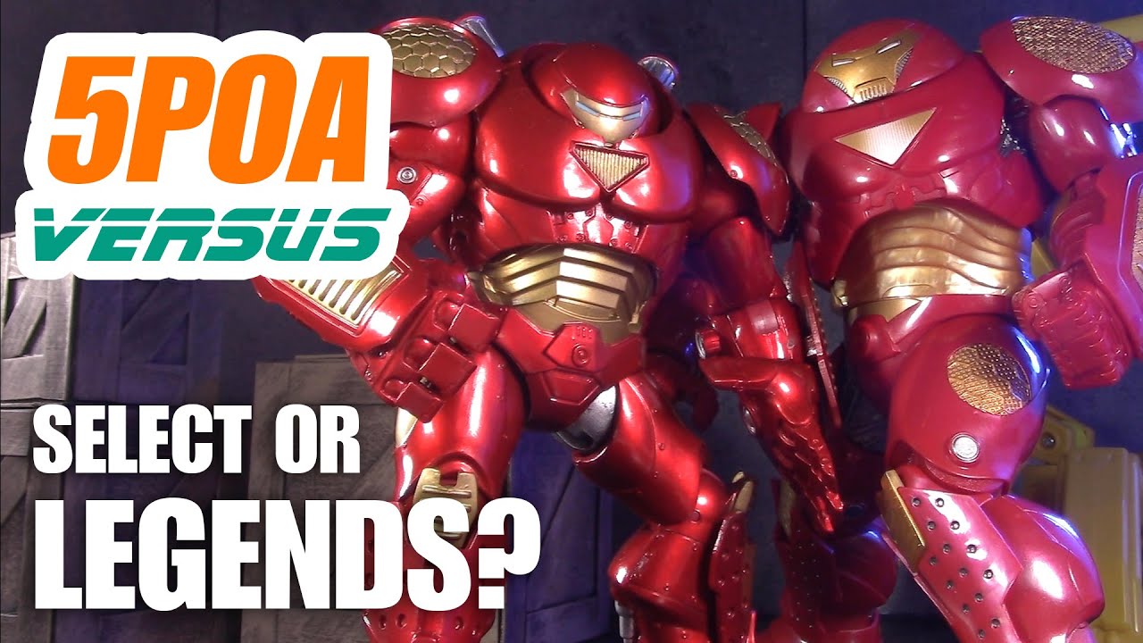 WHICH HULKBUSTER IS BEST? Marvel Select vs Marvel Legends Iron Man Action Figure Review