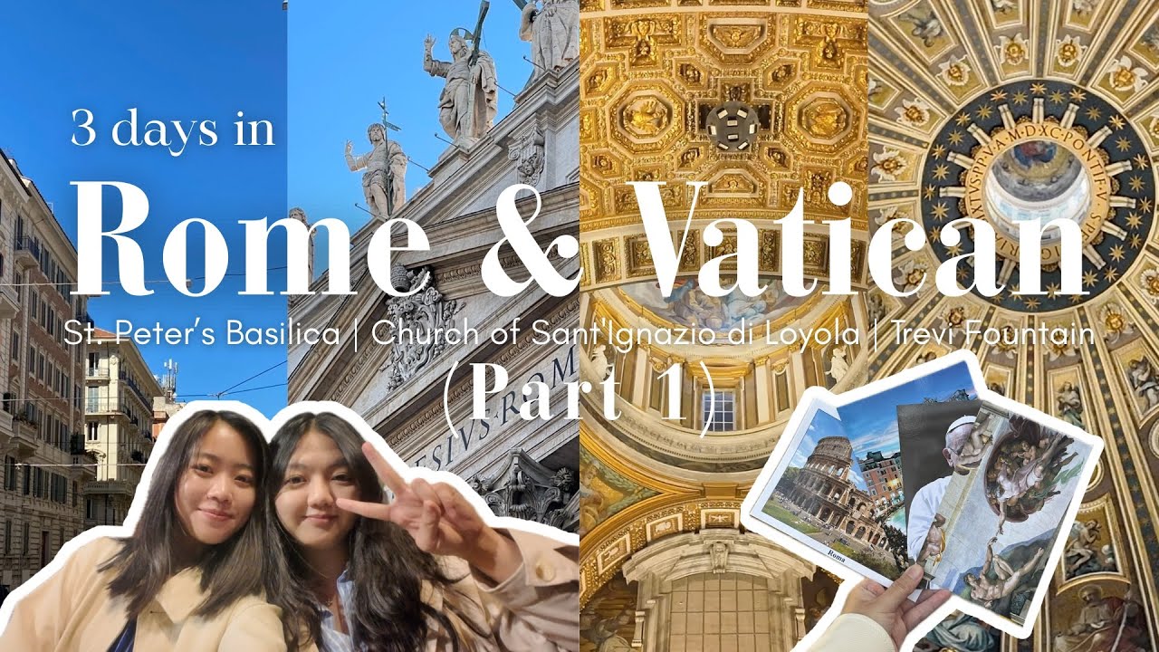 ROME & VATICAN Travel Vlog Pt. 1 🇮🇹🇻🇦 | Holy Door, Trevi Fountain & More During Jubilee 2025