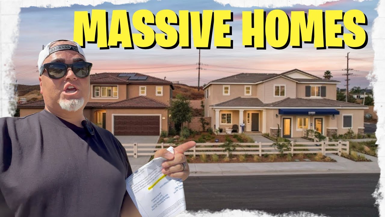 Эти огромные новые дома почти распроданы (новые дома и демонстрационные дома на продажу) | Больши...