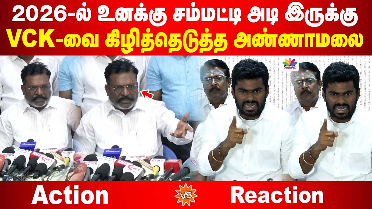 2026-ல் உனக்கு சம்மட்டி அடி இருக்கு | அண்ணாமலை கொடுத்த தக்க பதிலடி | Annamalai VS Thirumavalavan