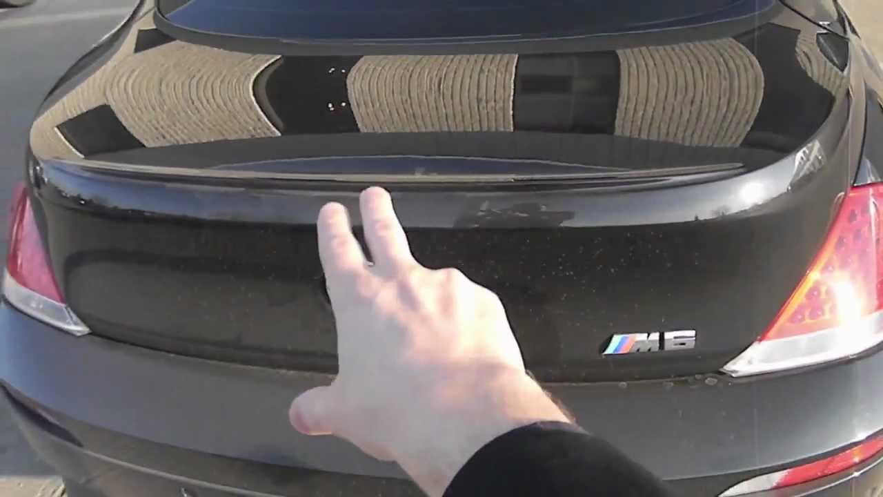 BMW M6 Carbon Fiber Pre Wrap Inspection of Hood,Trunk, Mirrors plus with 3M 1080 vinyl