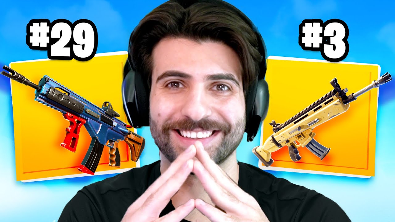 I Ranked EVERY Fortnite AR!