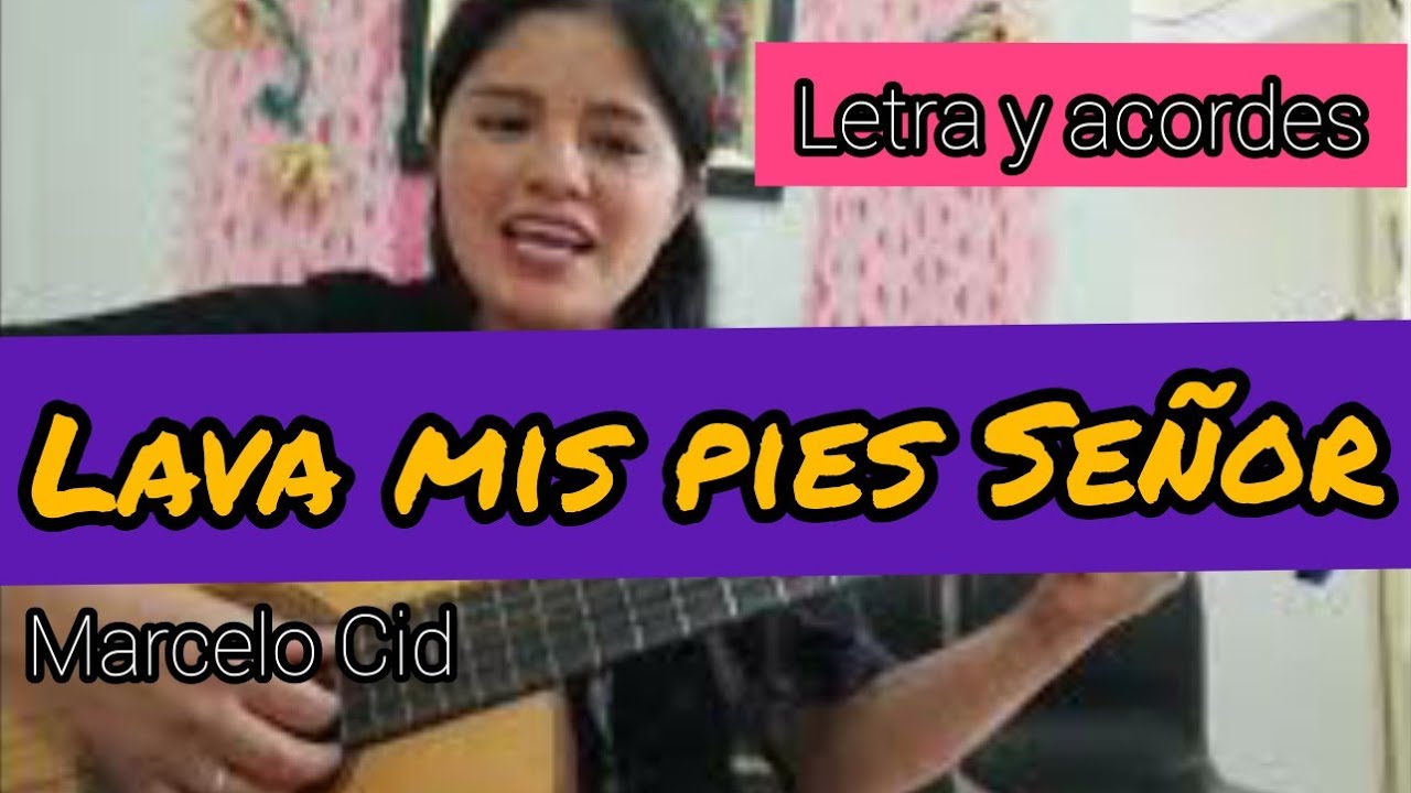 Lava mis pies Señor.  En tono para Mujeres