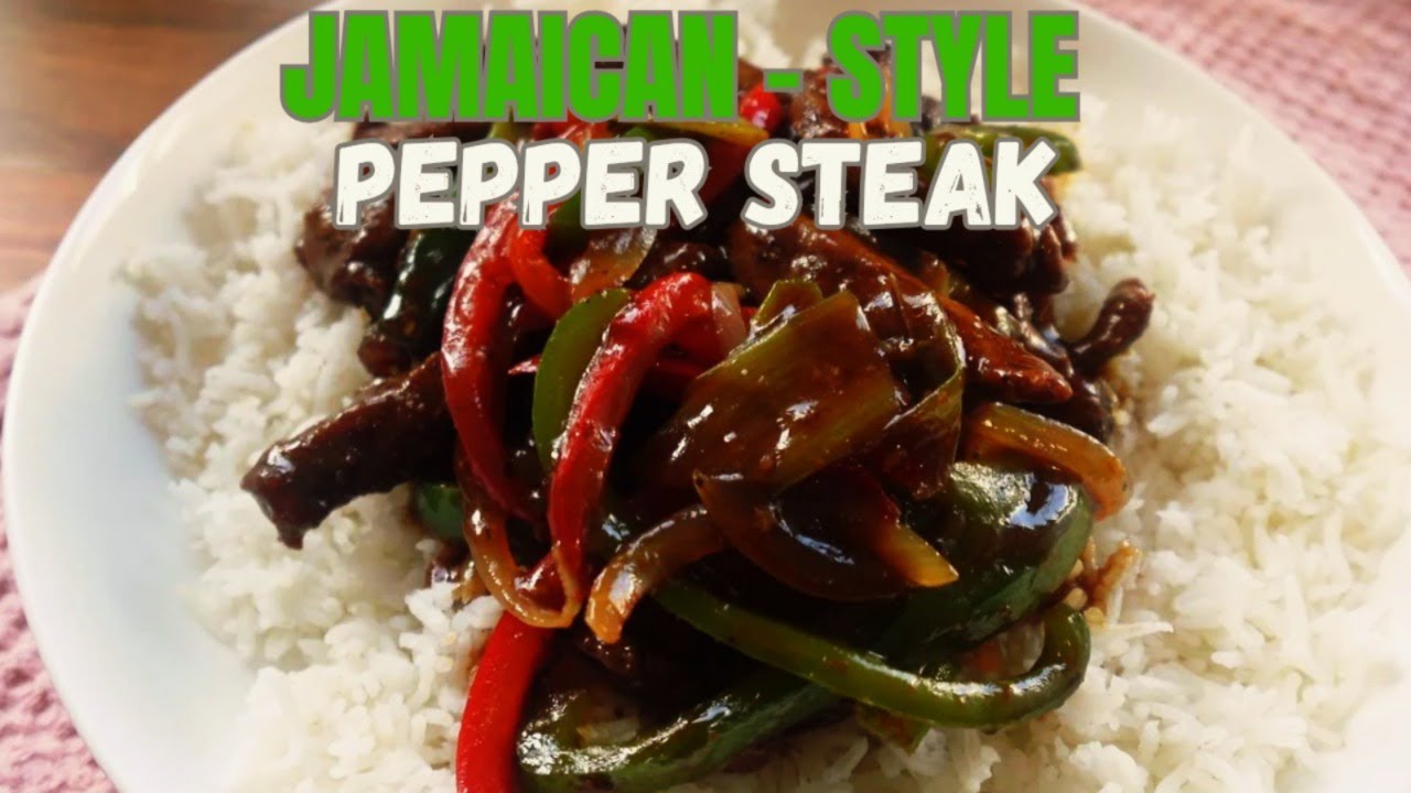 HOW TO COOK JAMAICAN-STYLE PEPPER STEAK  | EASY CARIBBEAN BEEF RECIPE