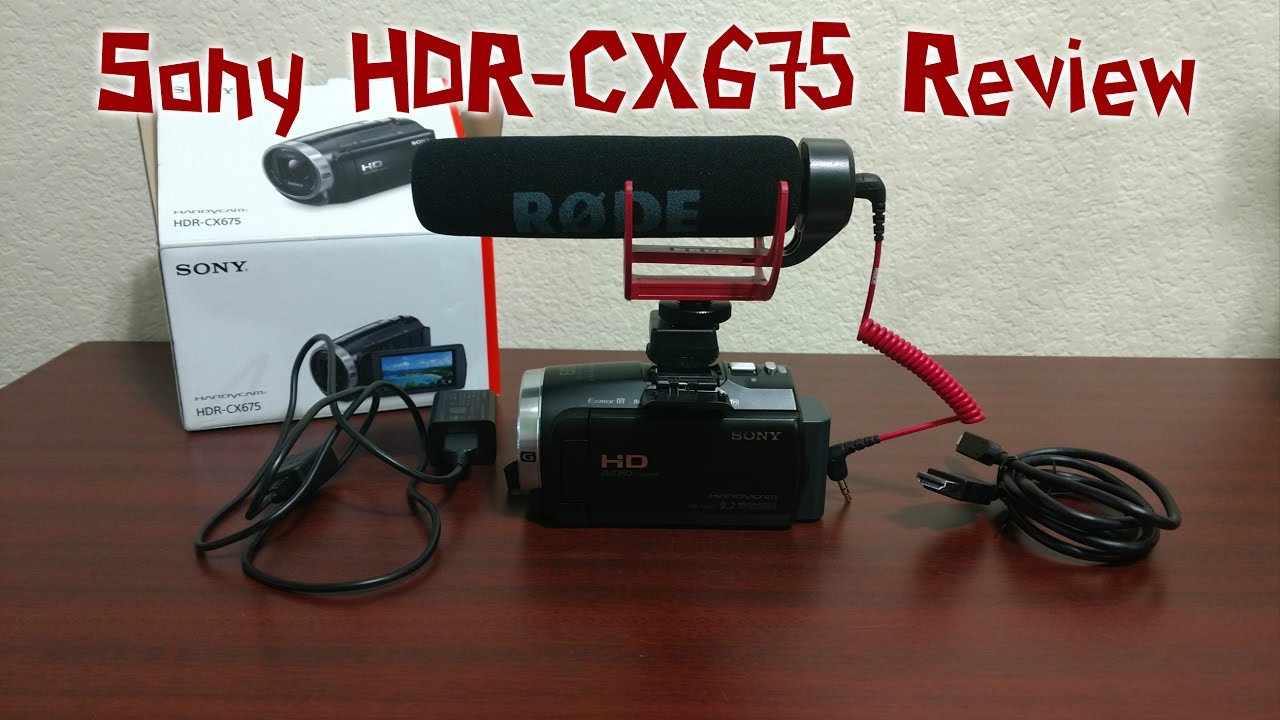 Sony HDR-CX675 Full Product Review Using External Mic