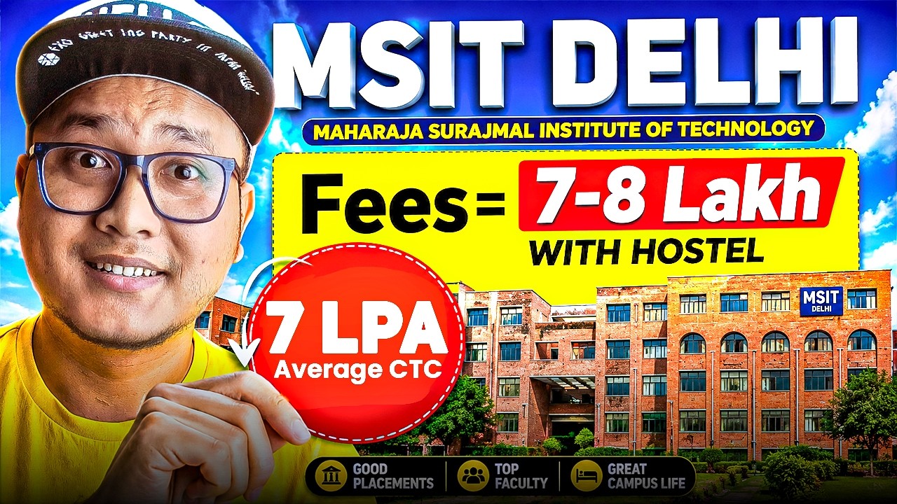 MSIT Delhi Review 🔥 Low Fees, Placements & Cutoff Reality! Worth It in 2026? | Boring Bing