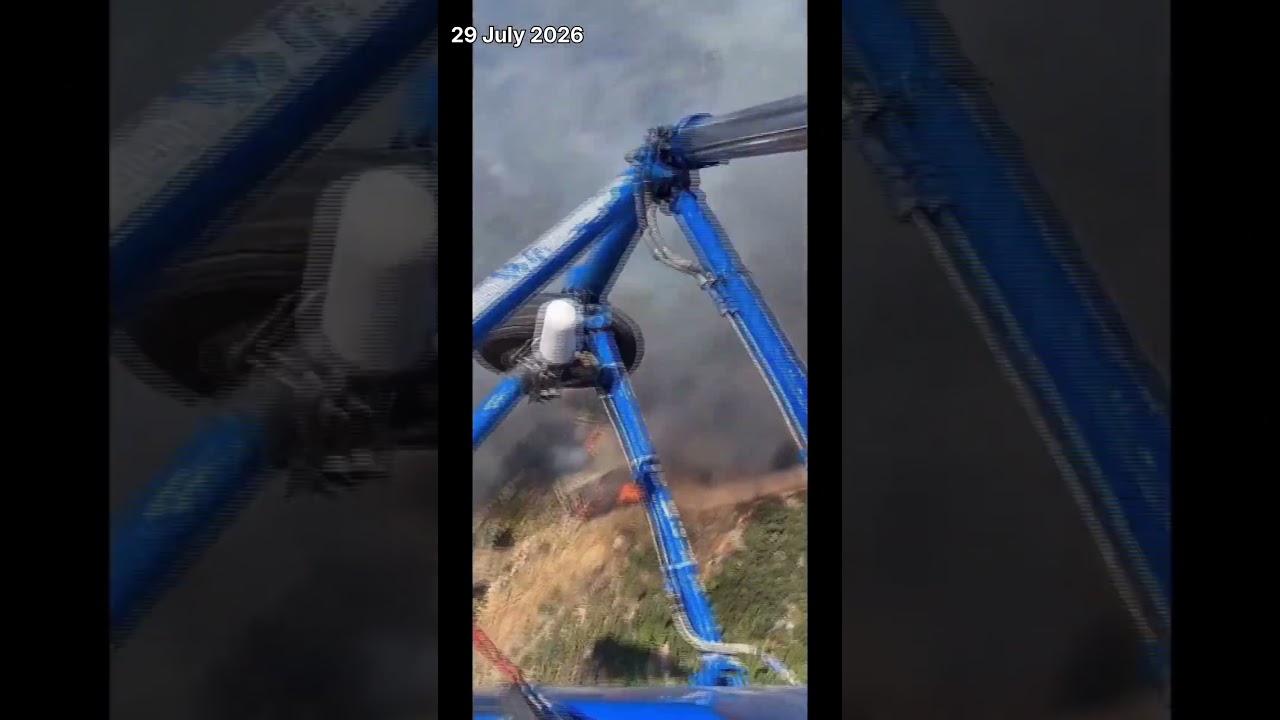 Aerials Show Extent of Wildfire in Southwest Turkey #shorts #turkey