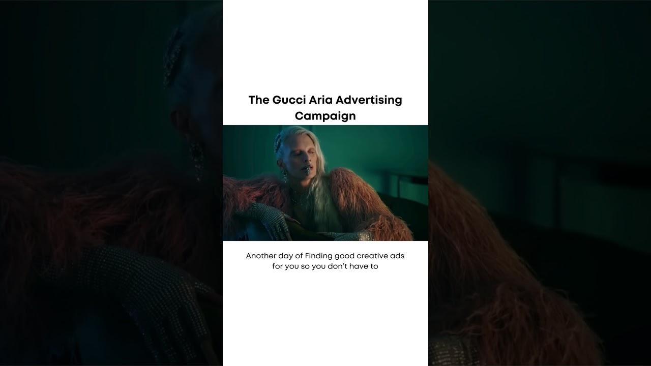 The Gucci Aria Advertising Campaign #mediaonelive #gucci #luxurylifestyle #premiumquality #shotsfeed