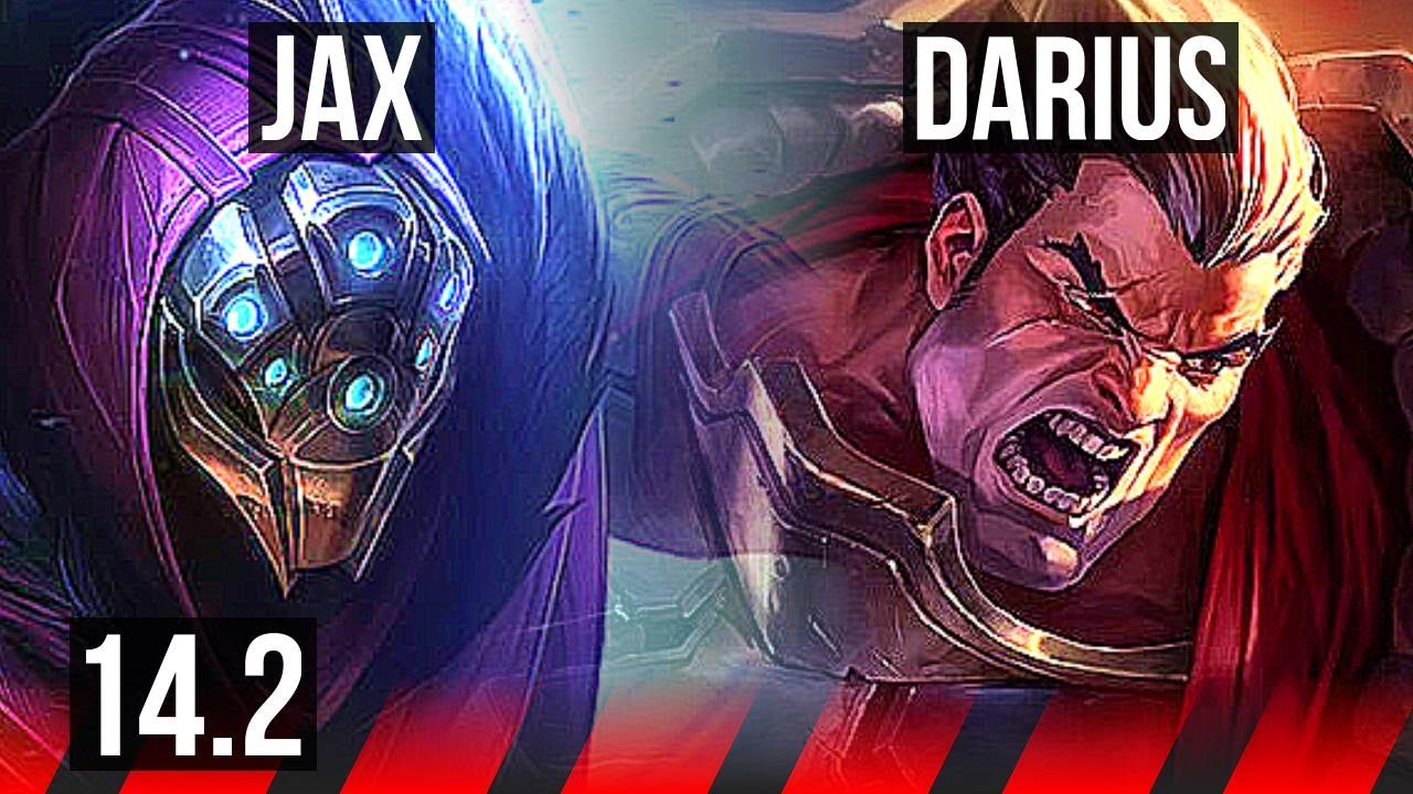 JAX vs DARIUS (TOP) | 900+ games, 9/2/7 | KR Grandmaster | 14.2