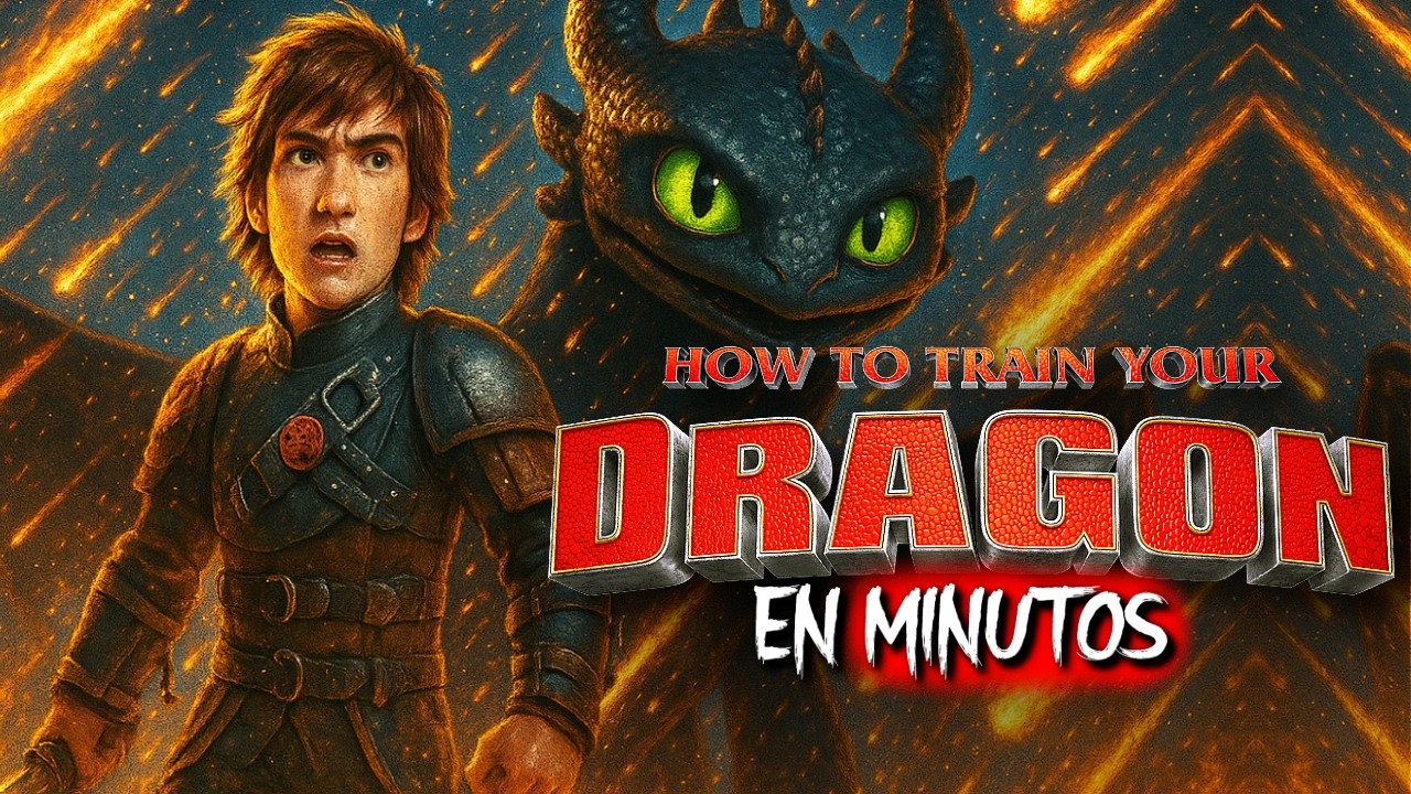 COMO ENTRENAR A TU DRAGÓN: Toda la SAGA | EN MINUTOS