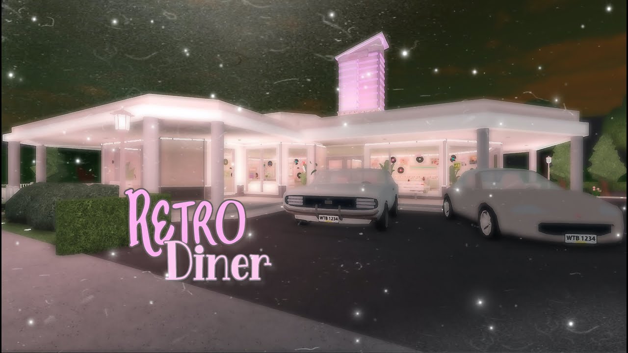 BLOXBURG| Retro Diner |SpeedBuild
