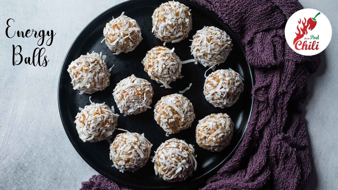 Carrot Cake Energy Balls | No Bake recipes | Healthy Vegan snacks | ASMR Cooking