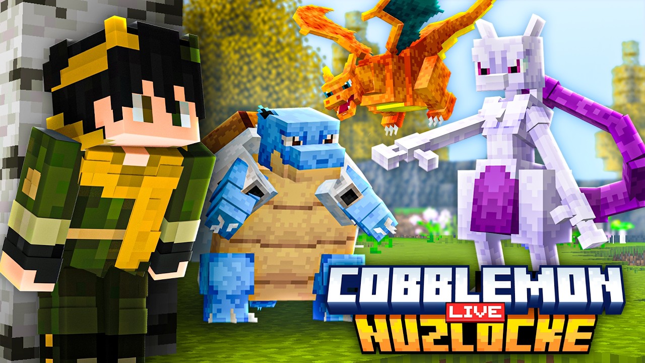 START W MINECRAFT COBBLEMON NUZLOCKE NA ŻYWO | 1