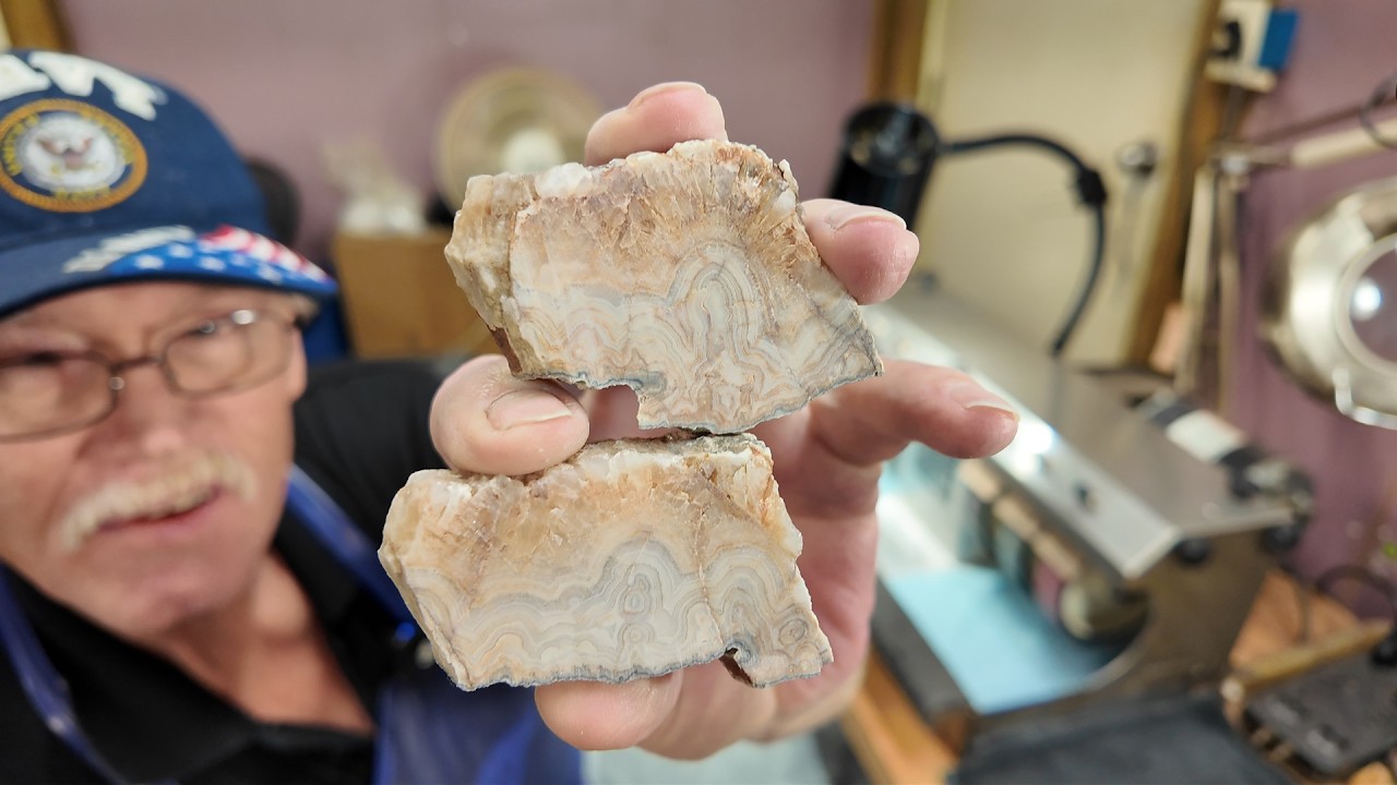 2 Missouri Lace Agate Cabs 2 26 26