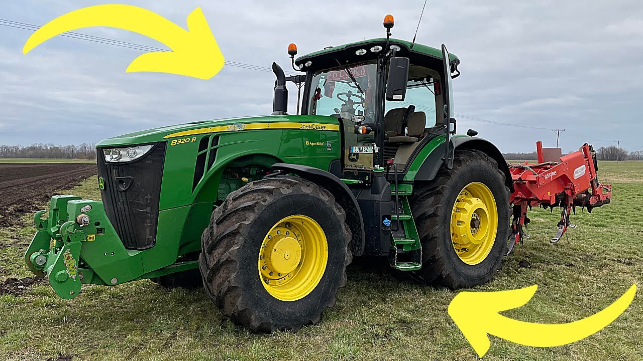 #37 Uprawa poprzeczniaków, John Deere 8320R i Maschio Gaspardo Atilla