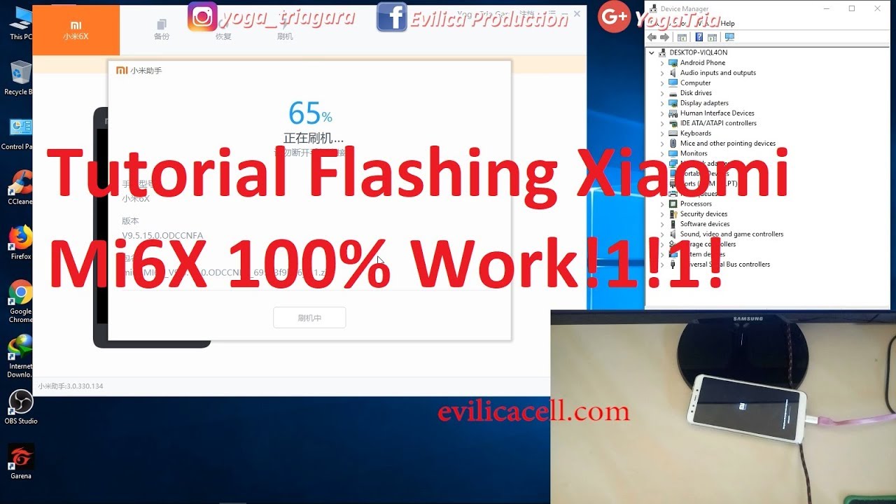 Tutorial Flash Xiaomi Mi6X via Mi PC Suite