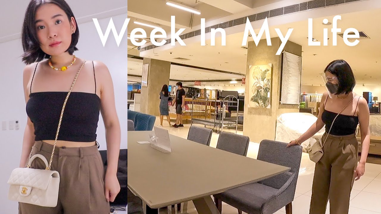Week In My Life | furniture shopping, meeting my girl crush, chanel unboxing, slow progress 🍃🤍