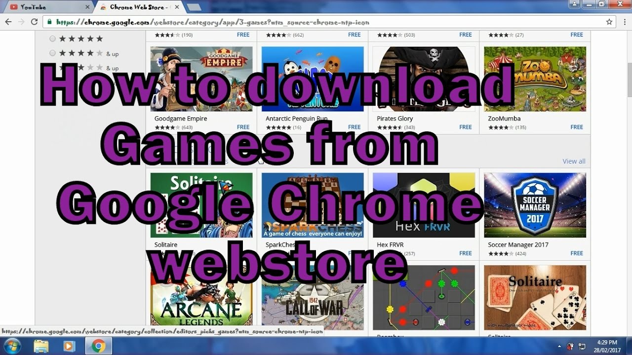 How to Download Games from Google Chrome Webstore