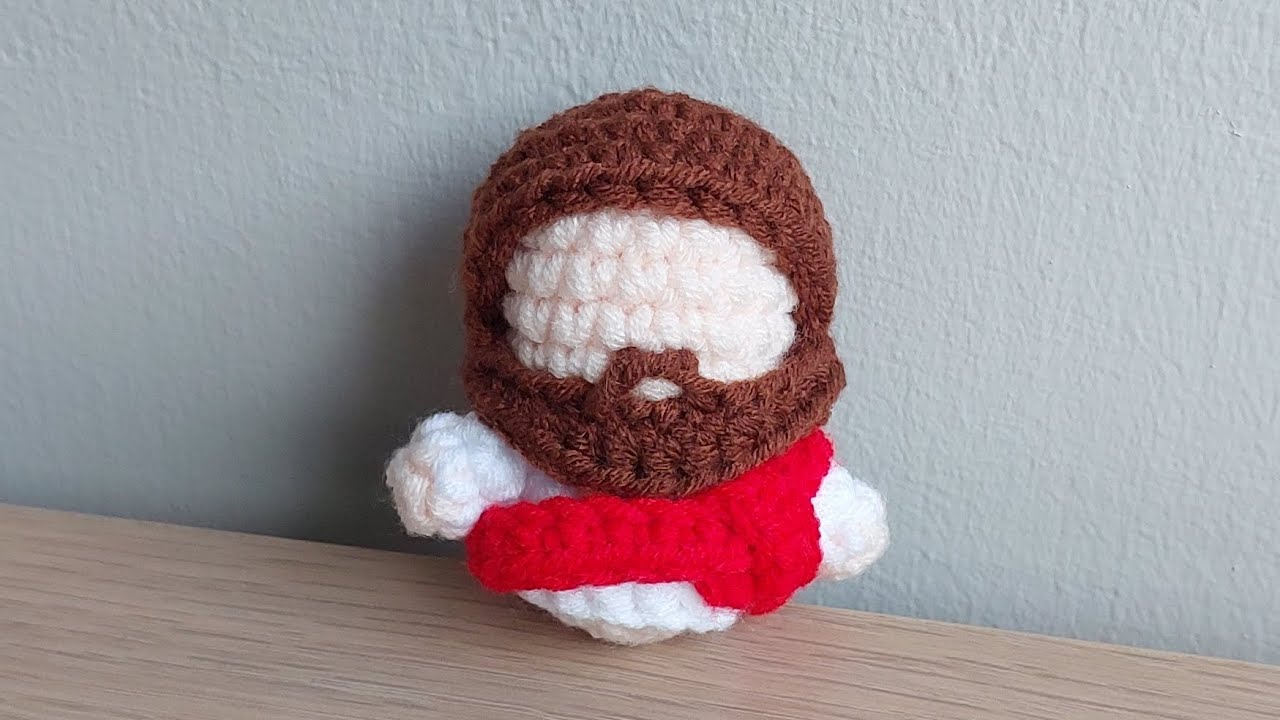 How to Crochet | Jesus Crochet Tutorial | Crochet Keychain | Christian/Baptism Gifts