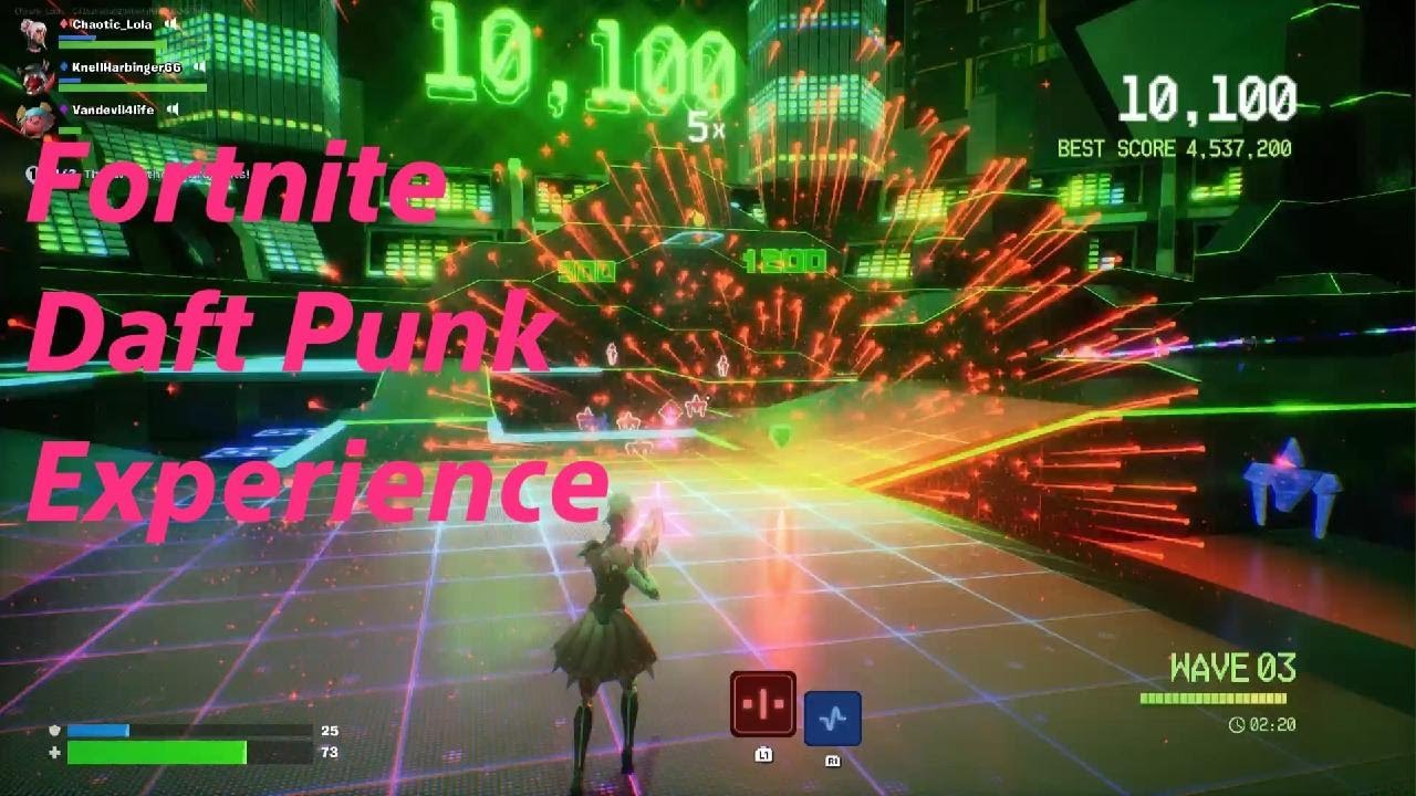 Fortnite Daft Punk Experience with @SyxHarbinger66 & @vandevil4 