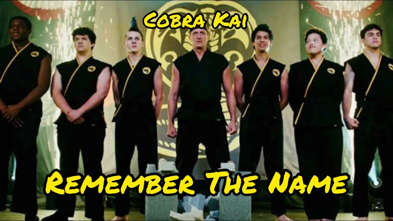 Cobra Kai Remember The Name