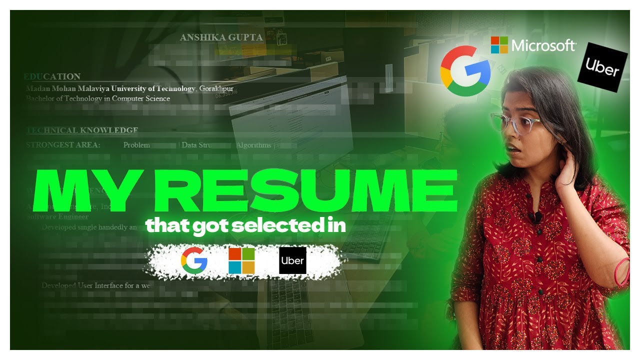 I can't believe how this resume worked so well | Google Uber Microsoft shortlisted my resume