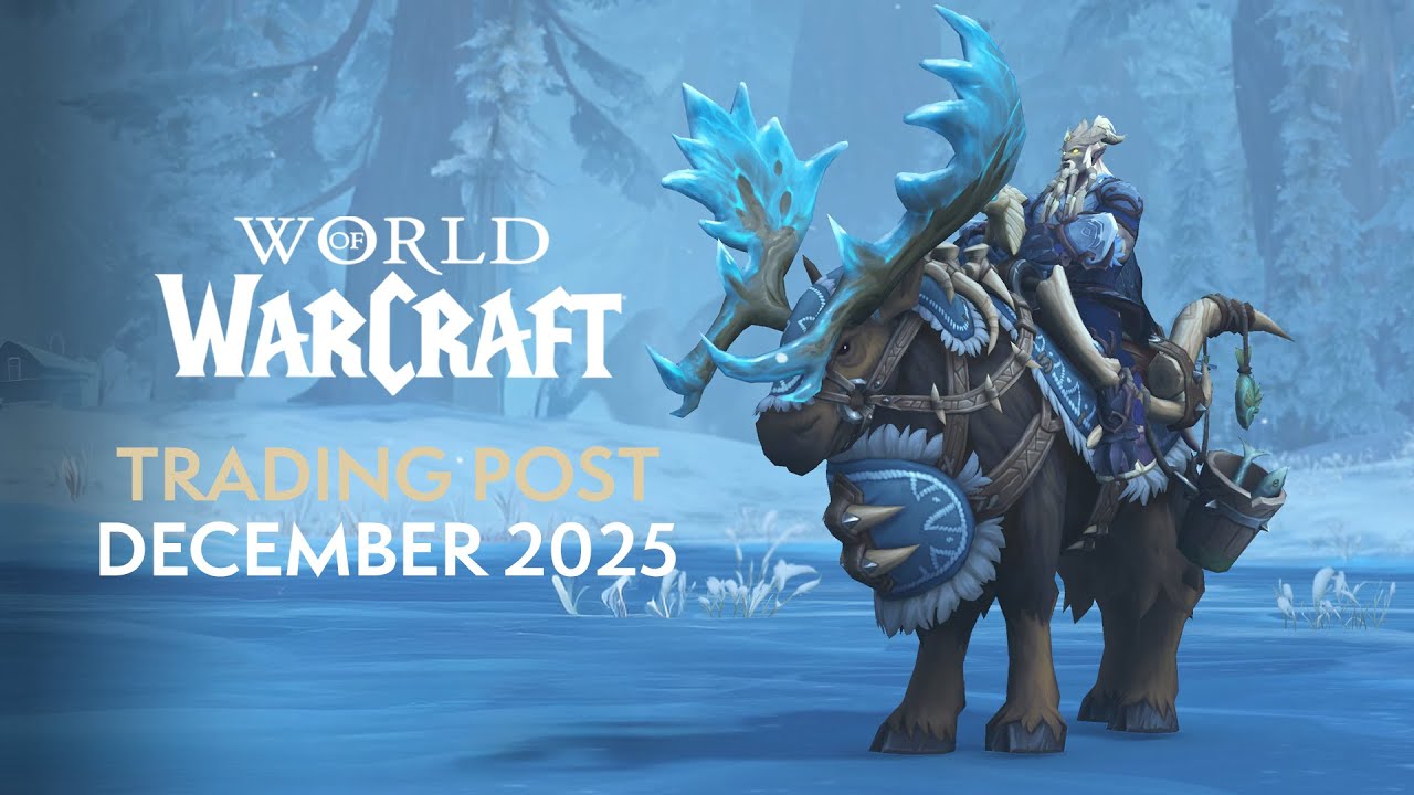 WoW Trading Post Rewards - December 2025: 3 NEW Mounts, Winter-Themed Transmogs & More!