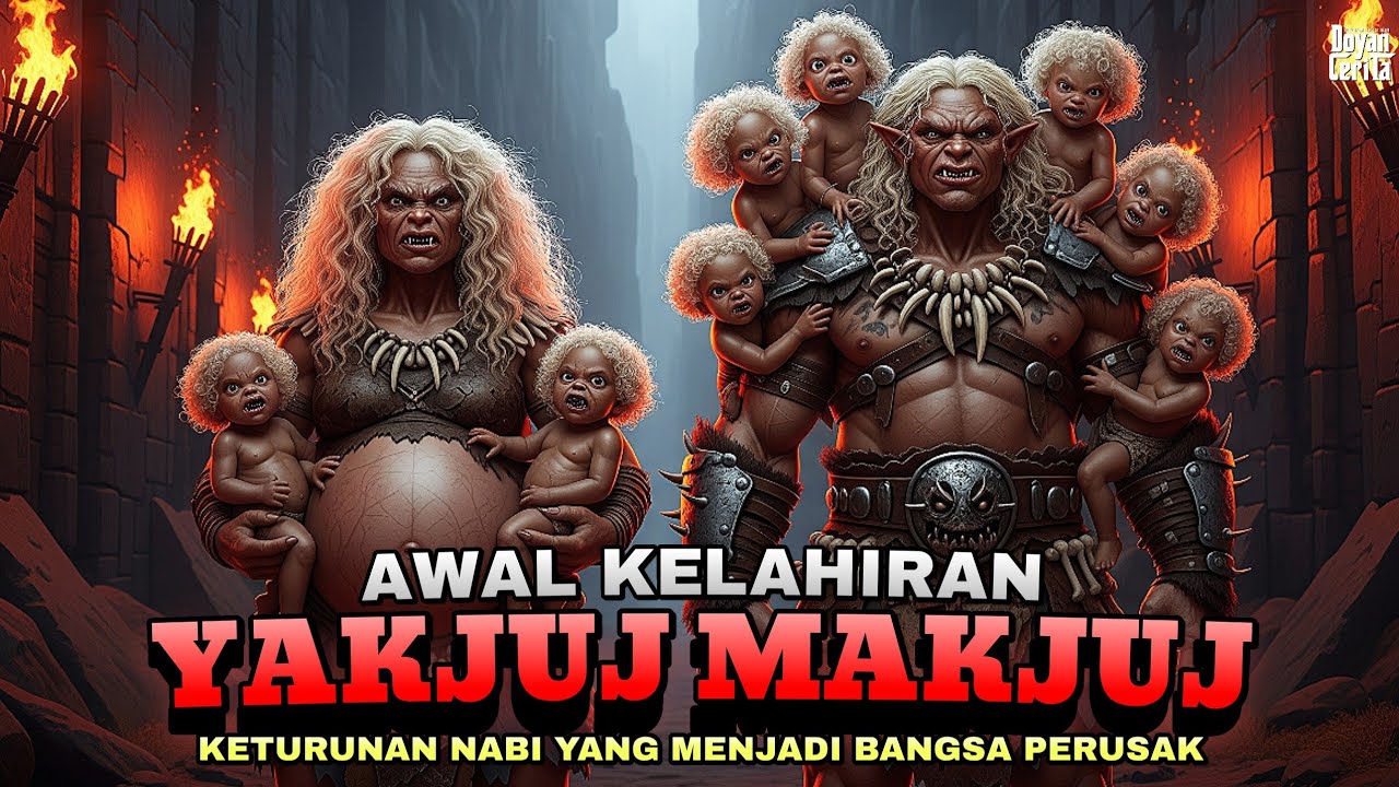 Mereka Lahir Dari Anak Nabi | Sehari Bisa Melahirkan 1000 Anak 😱 Awal Mula Kelahiran Yakjuj Makjuj‼️