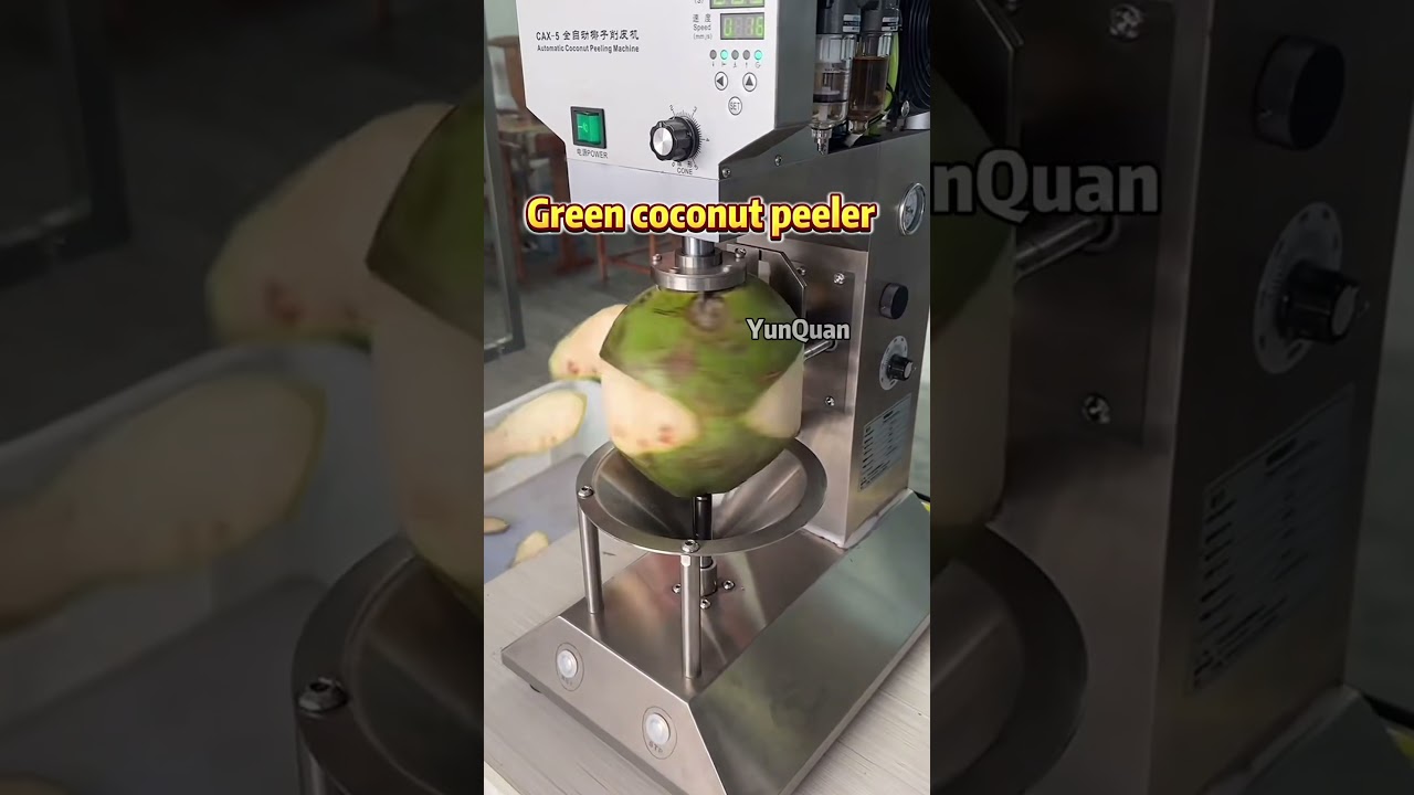 Fully automatic green coconut peeling machine#Coconut peeler#Green coconut peeler #Pineapple peeler
