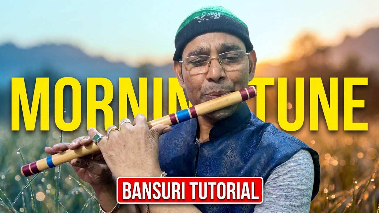 How To Play Morning Tune | Notes Available | Flute Lesson | Slow Practice Tips | Anjani Flute