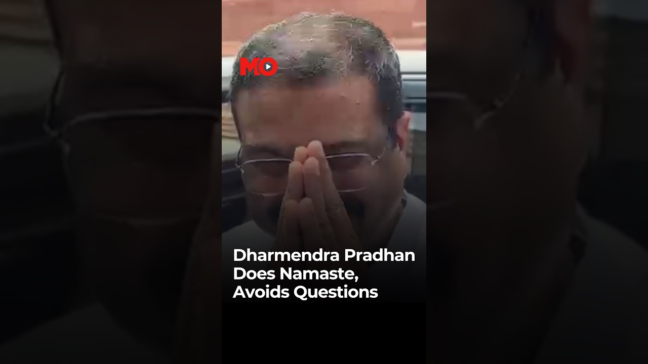Dharmendra Pradhan Does Namaste, Avoids Questions While Leaving Parliament | Mo of Everything