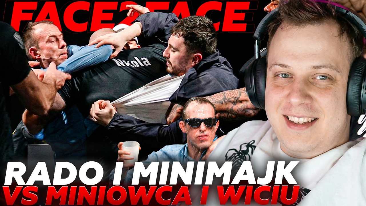 GOODIEZ OGLĄDA F2F RADO I MINIMAJK VS MINIOWCA I WICIU