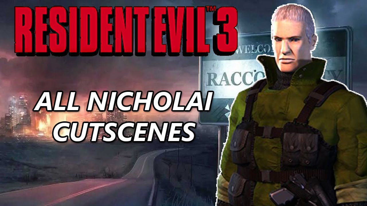 Resident Evil 3 - Все ролики Николая Джиноваефа